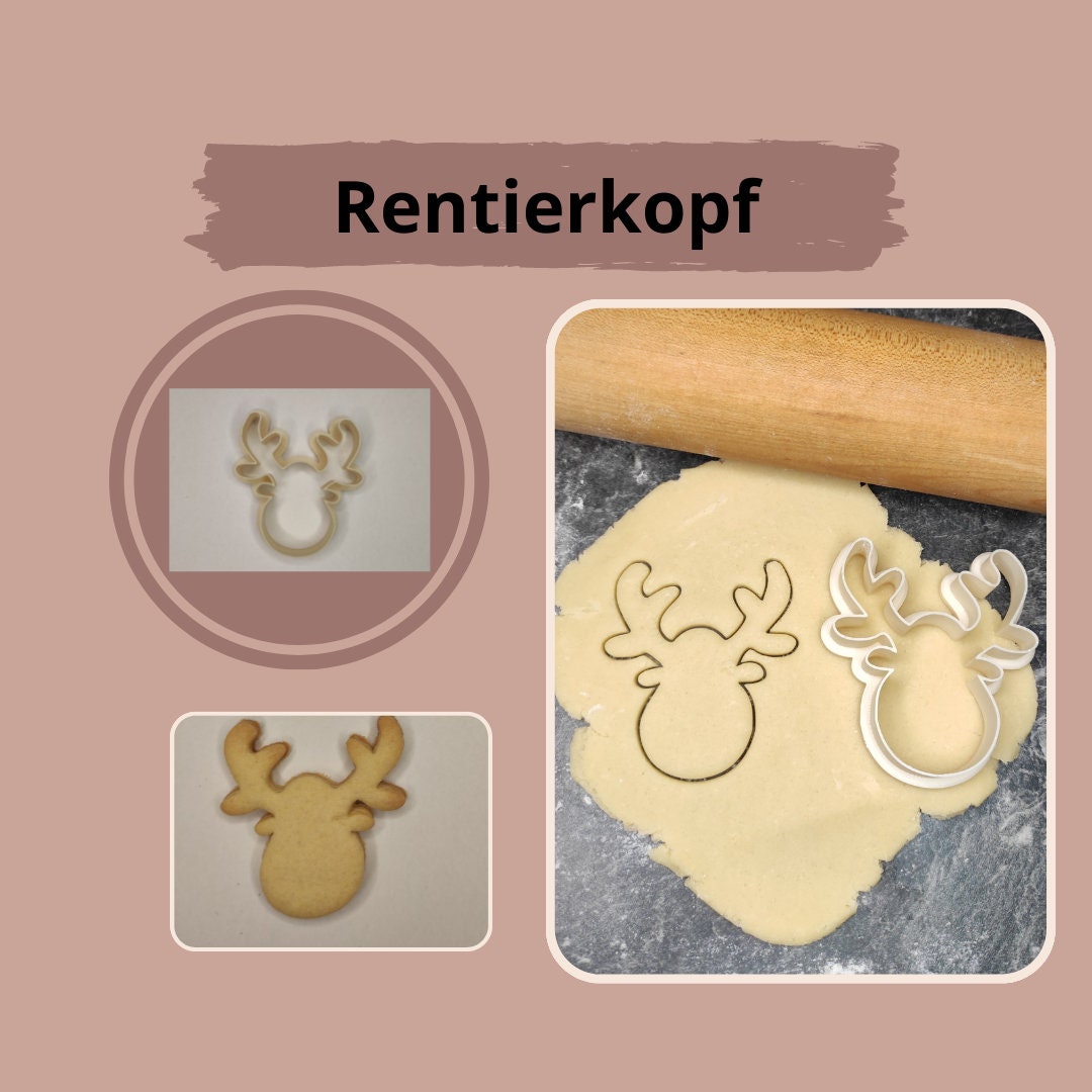 Keksausstecher "Rentierkopf"