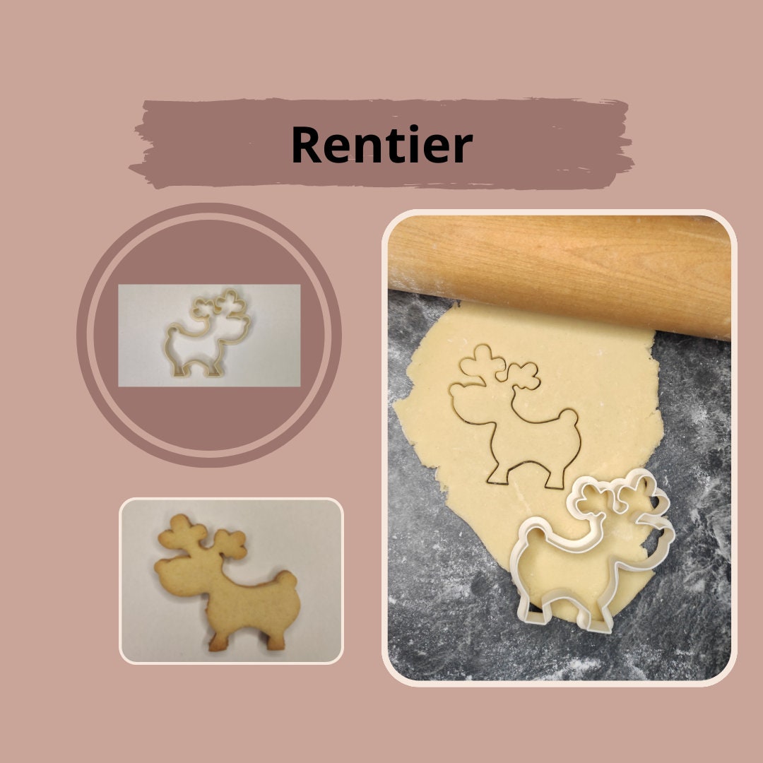 Keksausstecher "Rentier" - SundA3D