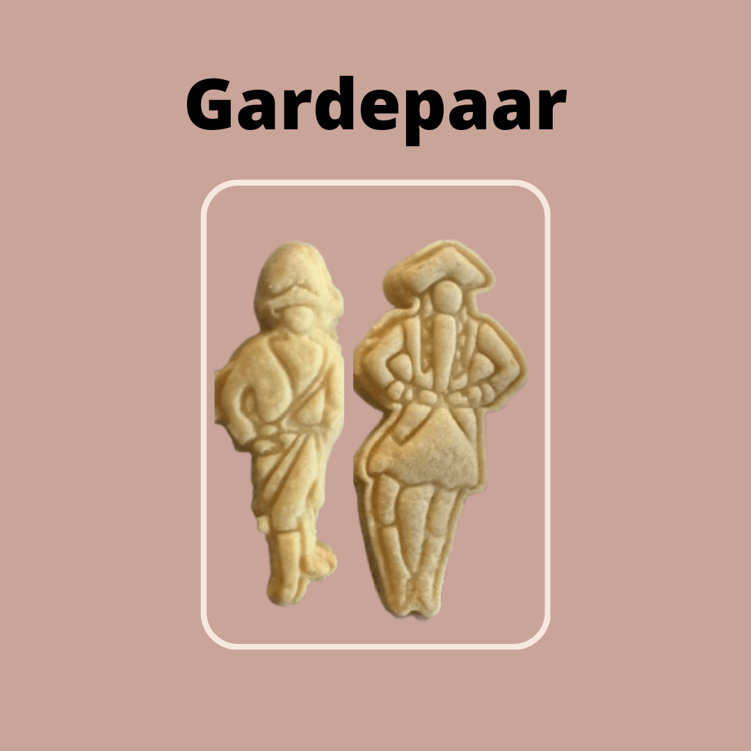 Keksausstecher "Gardpaar" mit Stempel