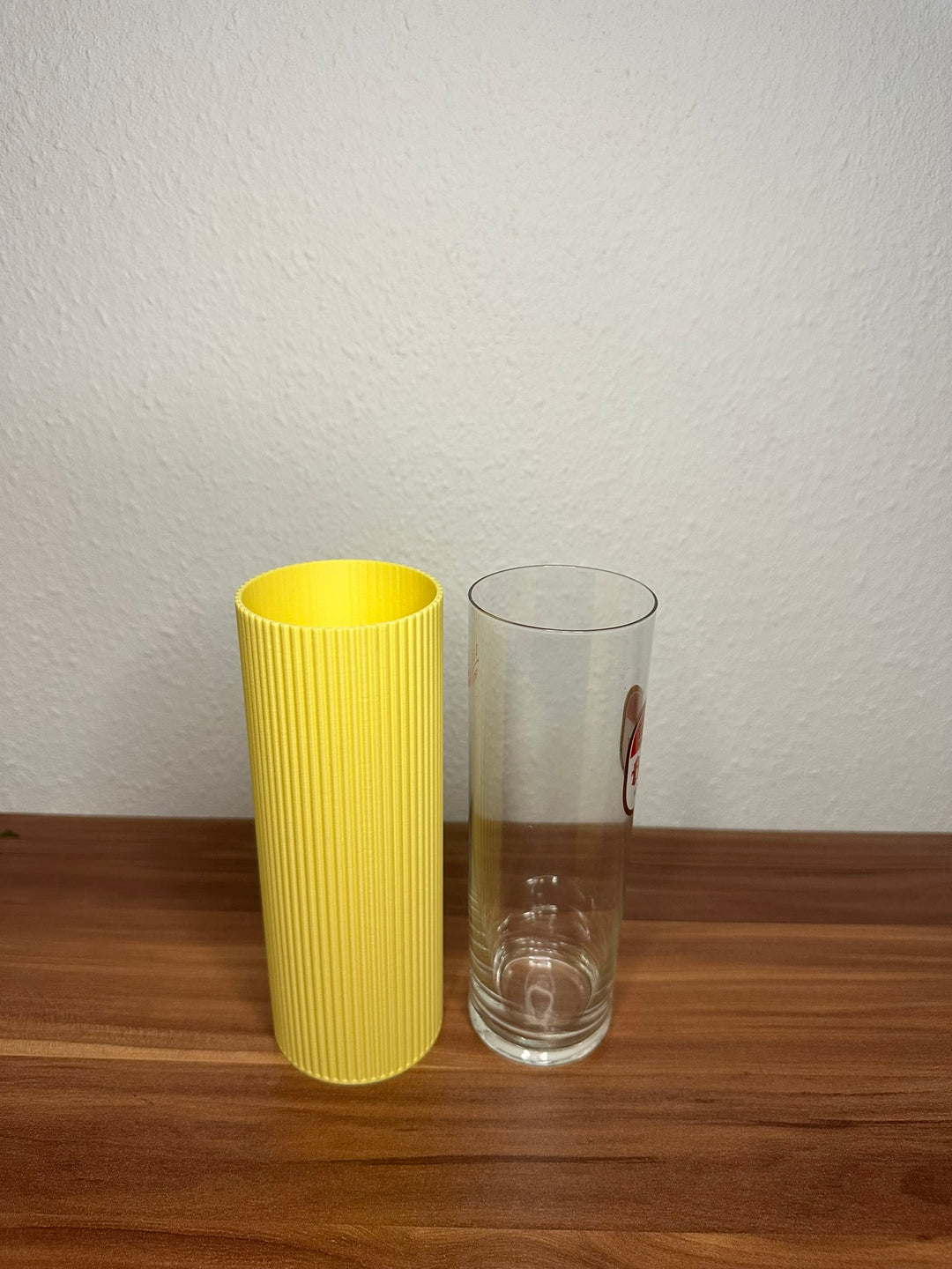 Kölschglas Vase in Pastellfarben – 3D-gedruckt mit optionalem Glas