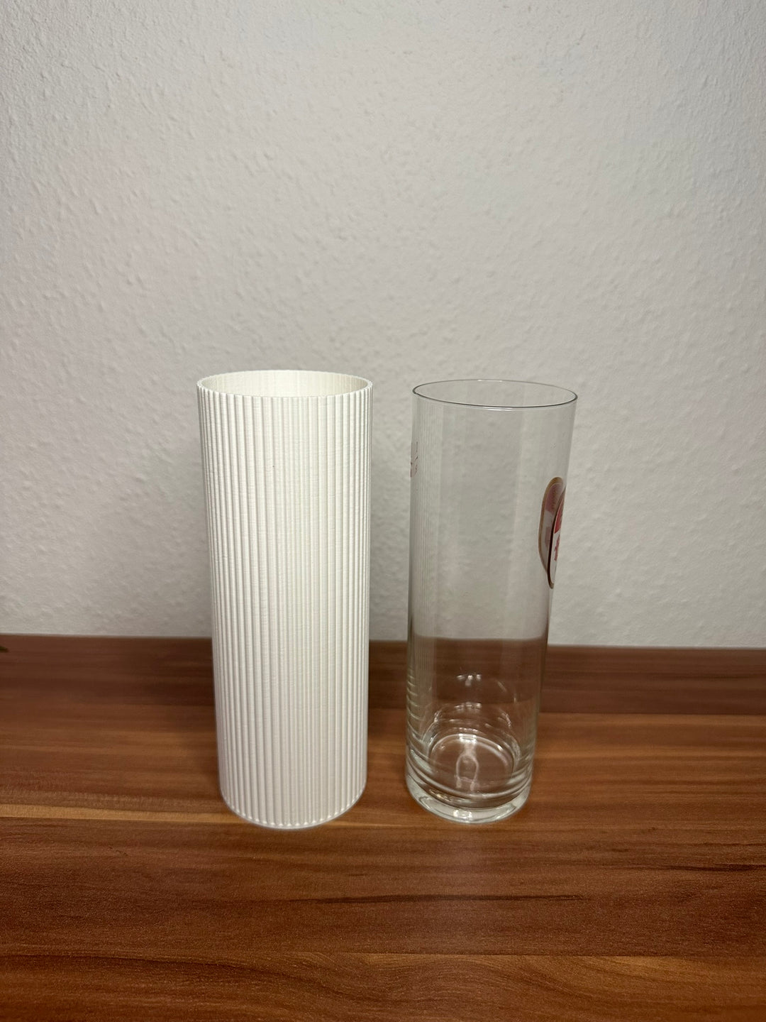 Kölschglas Vase in Pastellfarben – 3D-gedruckt mit optionalem Glas