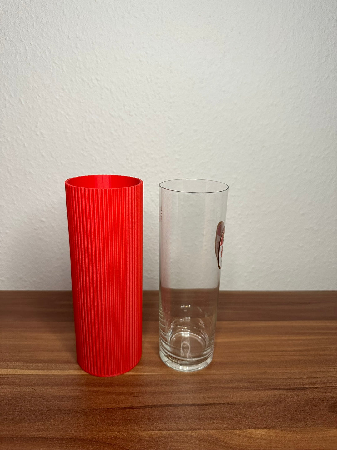 Kölschglas Vase in Pastellfarben – 3D-gedruckt mit optionalem Glas