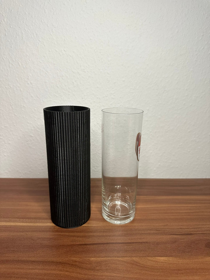 Kölschglas Vase in Pastellfarben – 3D-gedruckt mit optionalem Glas