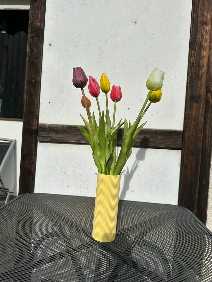 Kölschglas Vase in Pastellfarben – 3D-gedruckt mit optionalem Glas