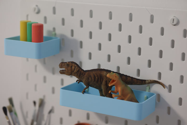 Aufbewahrungsboxen Set passend für Ikea Skadis in verschiedenen Farben und Größen - Organisation für dein Regalsystem