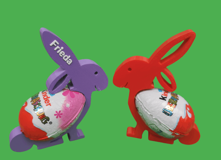 Osterhase passend für Überraschungsei mit deinem Namen