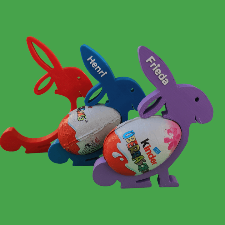 Osterhase passend für Überraschungsei mit deinem Namen
