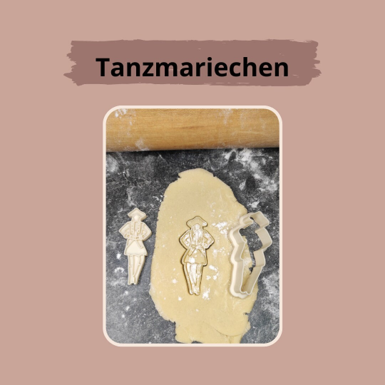 Keksausstecher "Funkemariechen" mit Stempel