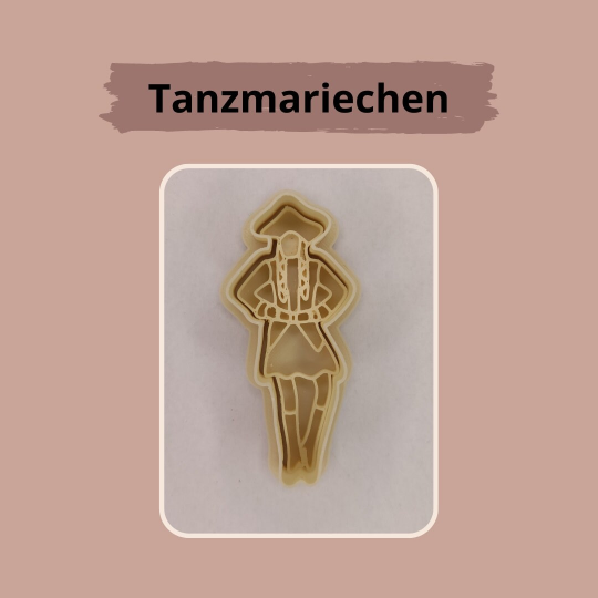 Keksausstecher "Funkemariechen" mit Stempel