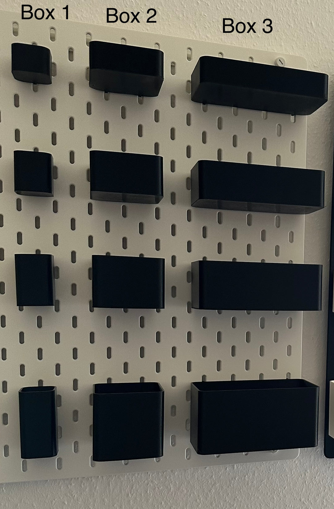 ikea bh aufbewahrung Ikea Skadis Boxen - 3D-Druck | 6 Farben