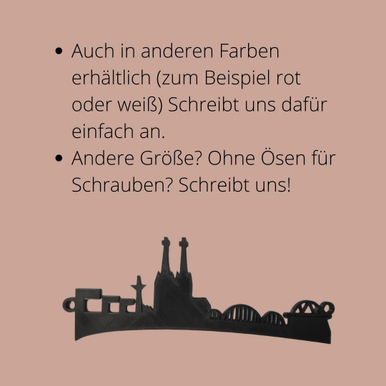 Schlüsselbrett - Skyline Köln