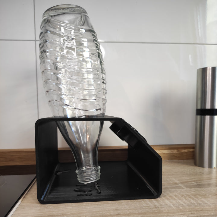 Flaschenhalterung, geeignet z.B. für 1 - 2 SodaStream Crystal Flaschen