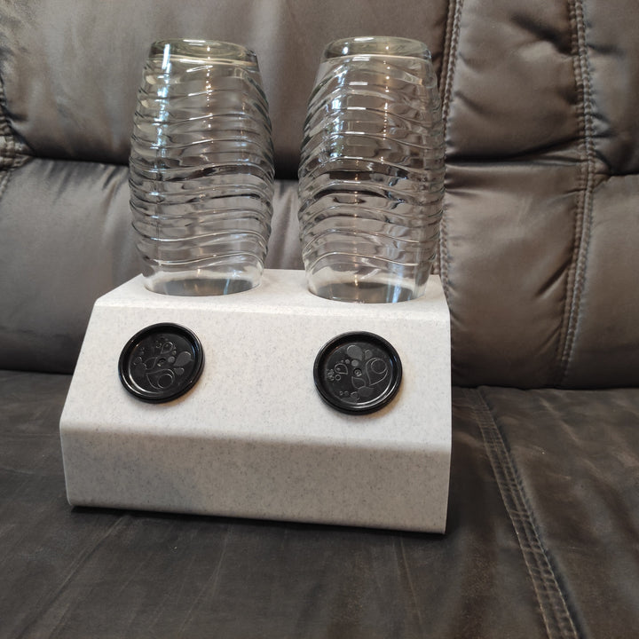 Flaschenhalterung, geeignet z.B. für 1 - 2 SodaStream Crystal Flaschen