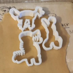 Individuelle Keksausstecher mit Stempel, mit Wunschform und Deinem Text
