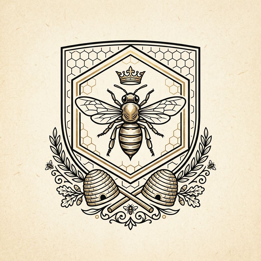 Imker Peter Original Bienen-Logo
