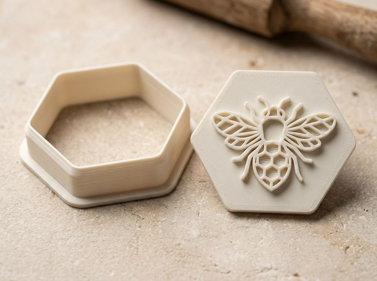 Optimierter Ausstecher mit Stempel